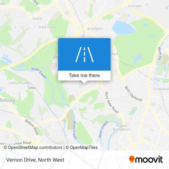 Vernon Drive map