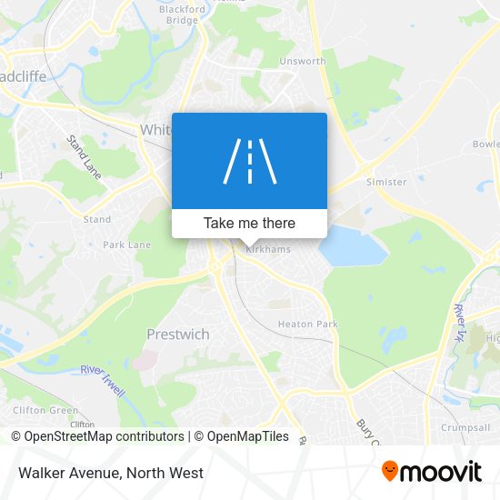 Walker Avenue map