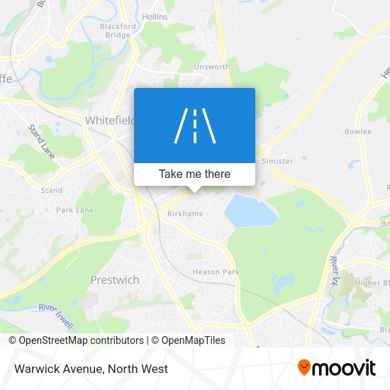 Warwick Avenue map