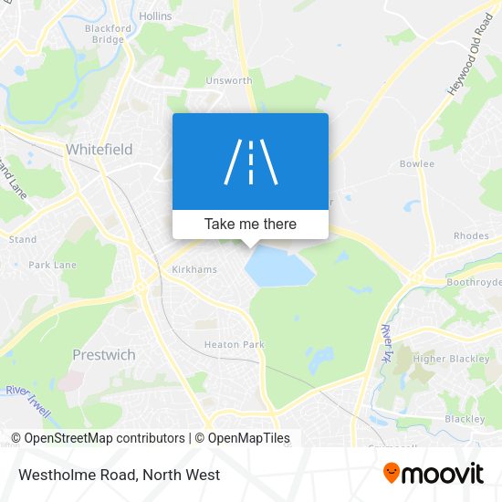 Westholme Road map