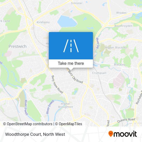 Woodthorpe Court map