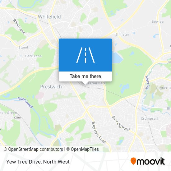 Yew Tree Drive map
