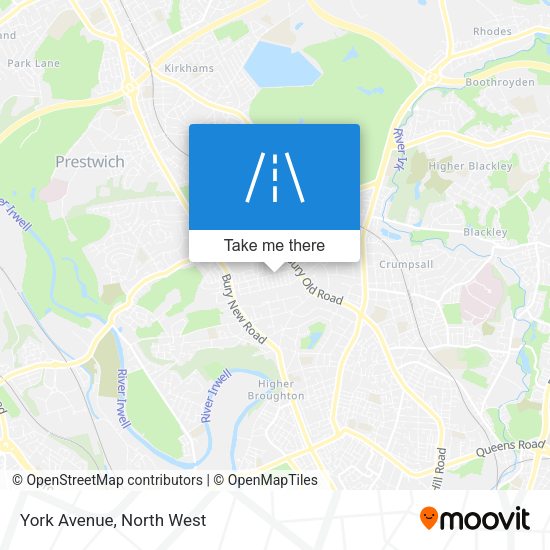 York Avenue map