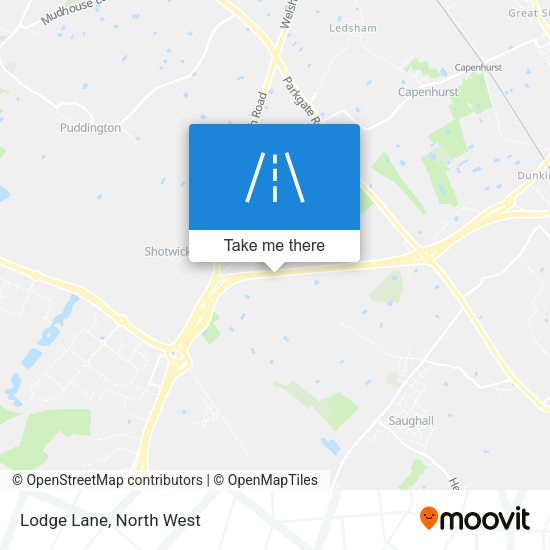 Lodge Lane map