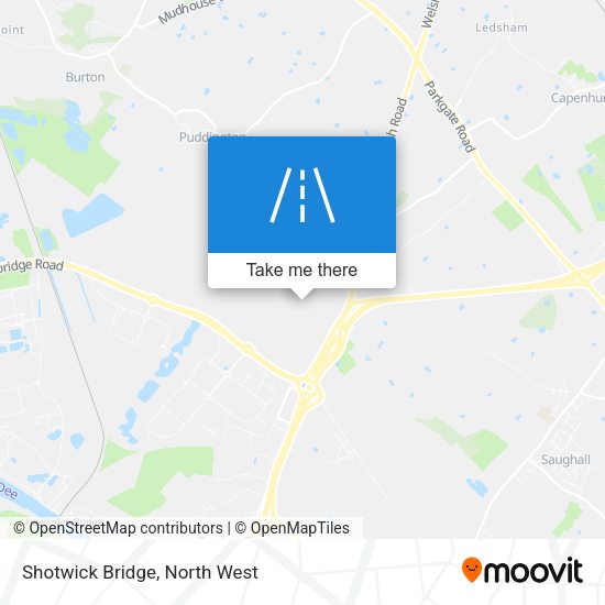 Shotwick Bridge map