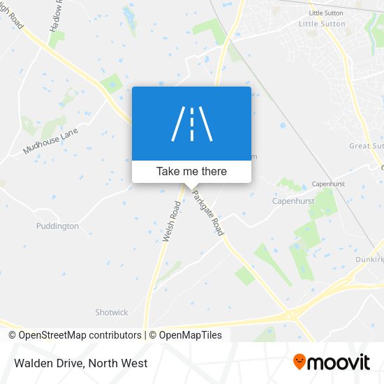 Walden Drive map