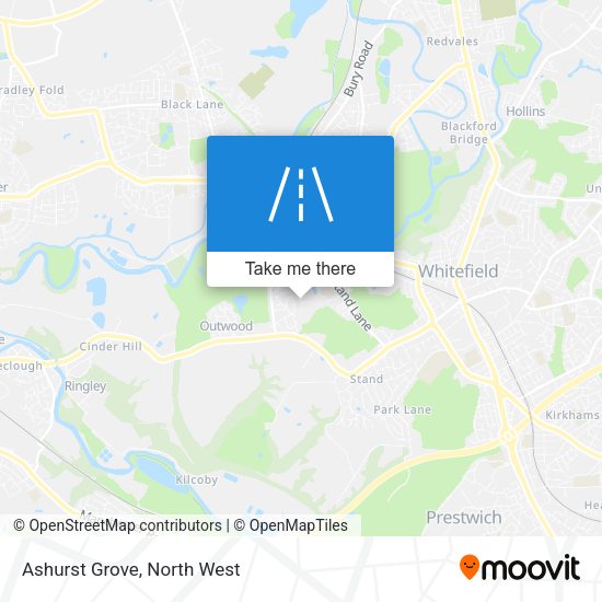 Ashurst Grove map