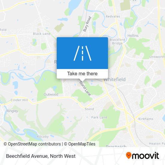 Beechfield Avenue map