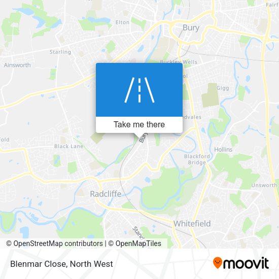 Blenmar Close map