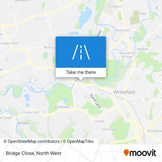 Bridge Close map
