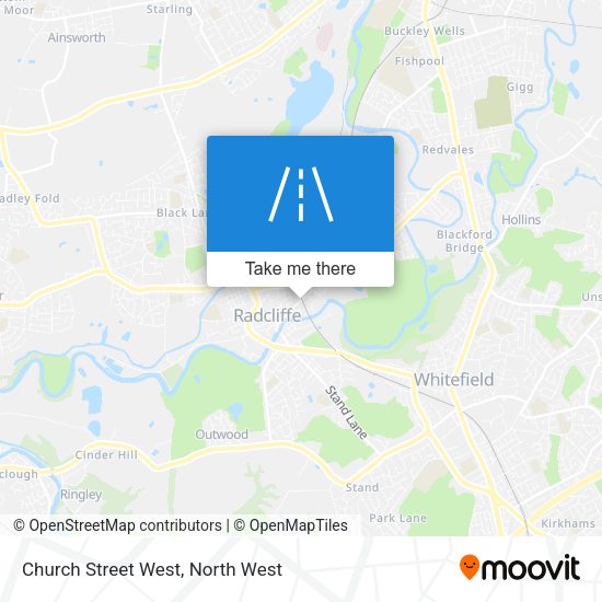Church Street West map