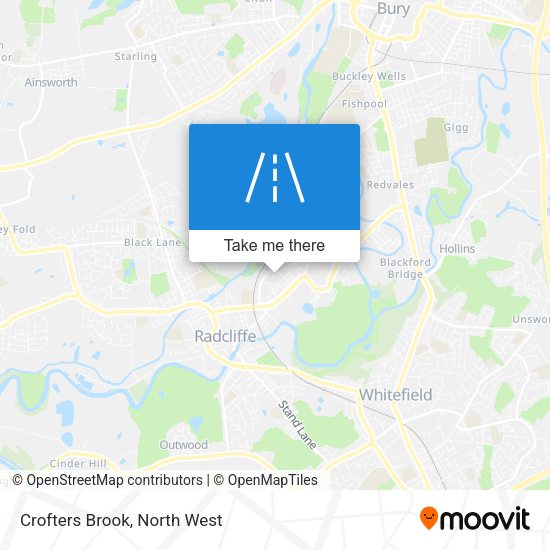 Crofters Brook map