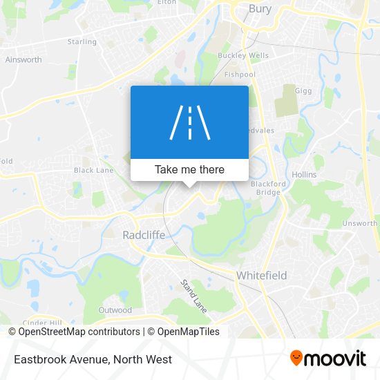 Eastbrook Avenue map