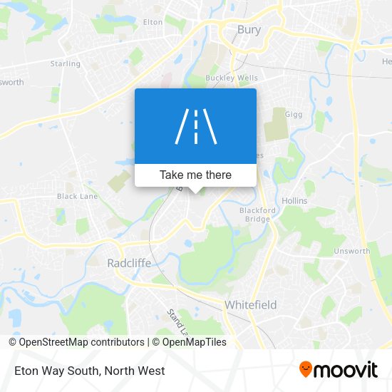 Eton Way South map