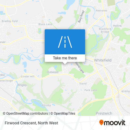 Firwood Crescent map