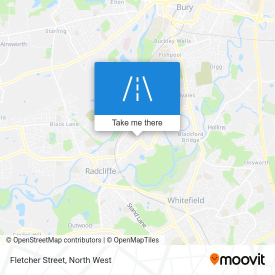 Fletcher Street map