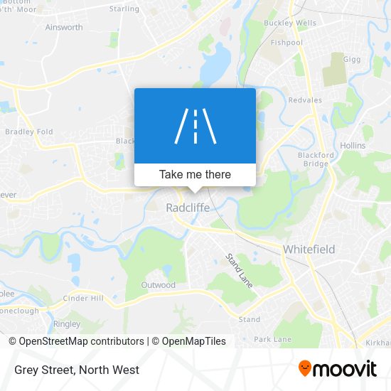 Grey Street map