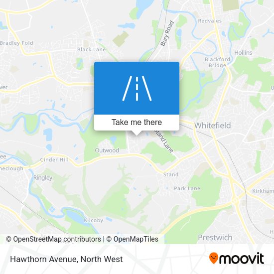 Hawthorn Avenue map