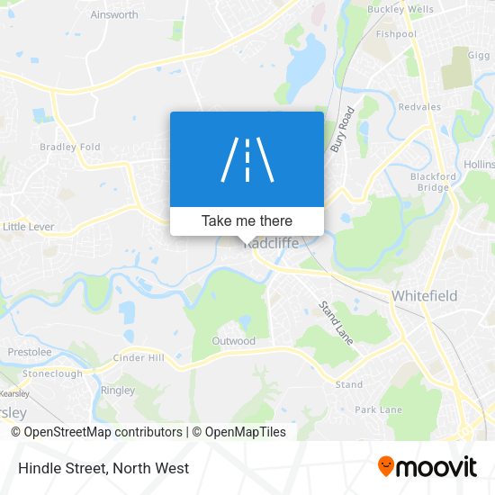 Hindle Street map