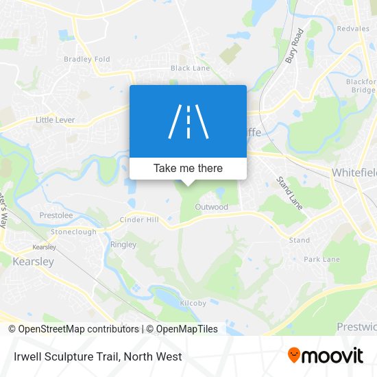 Irwell Sculpture Trail map