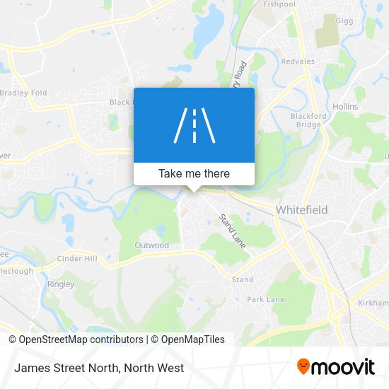 James Street North map