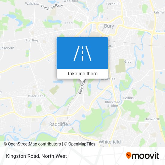 Kingston Road map
