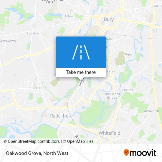 Oakwood Grove map
