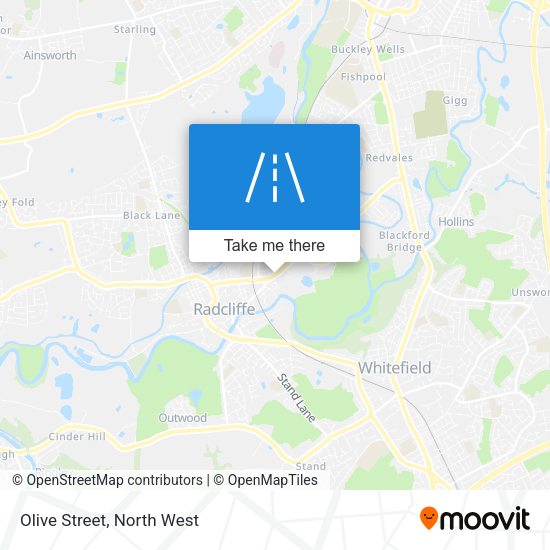 Olive Street map