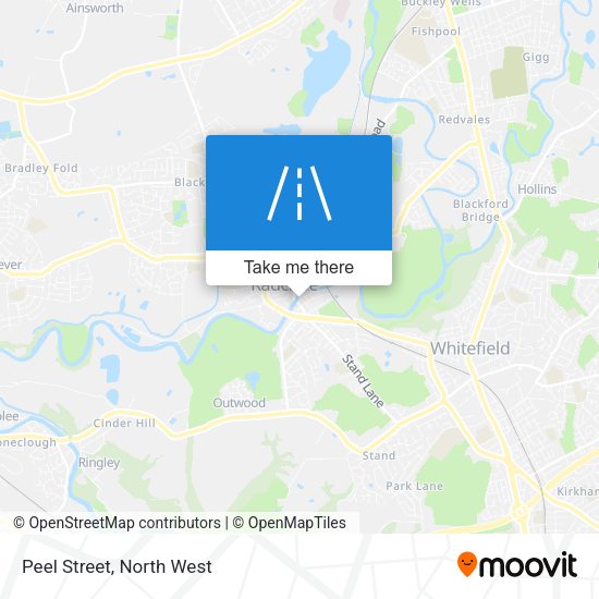 Peel Street map