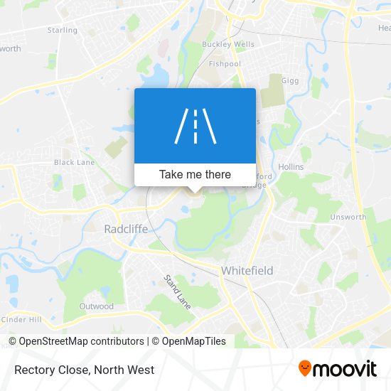 Rectory Close map