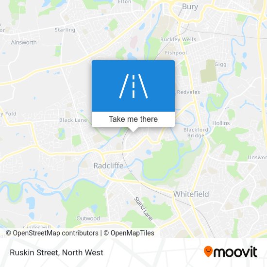 Ruskin Street map