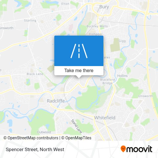 Spencer Street map