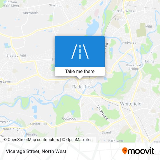 Vicarage Street map
