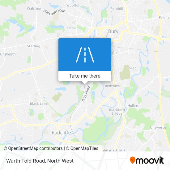 Warth Fold Road map