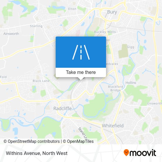 Withins Avenue map