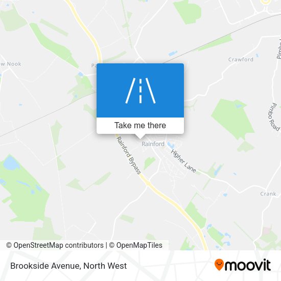 Brookside Avenue map