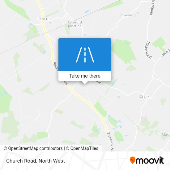 Church Road map