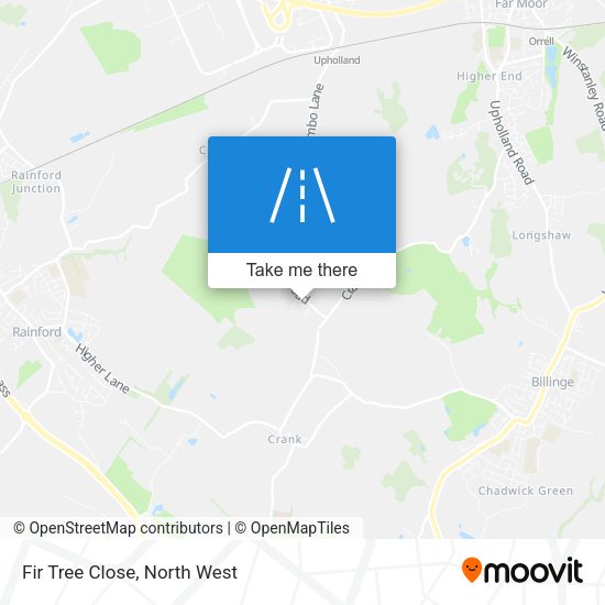 Fir Tree Close map