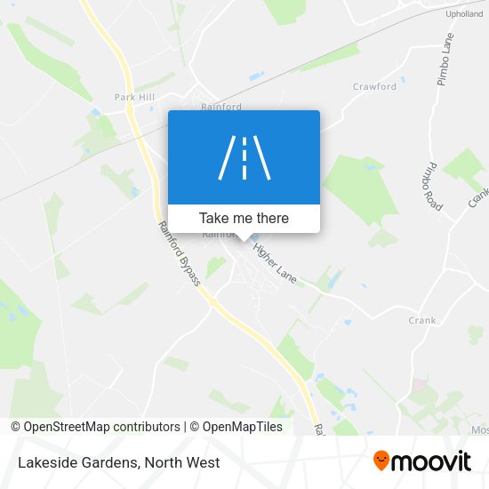 Lakeside Gardens map
