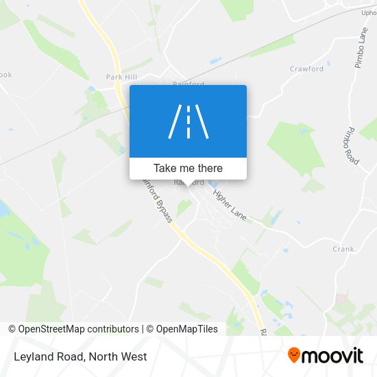 Leyland Road map