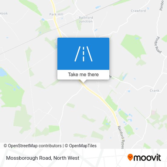 Mossborough Road map