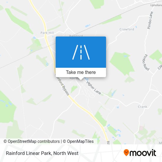 Rainford Linear Park map