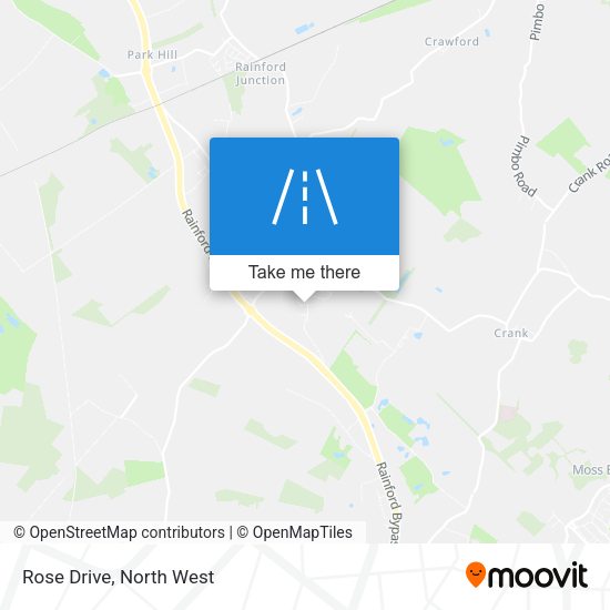 Rose Drive map