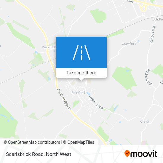 Scarisbrick Road map