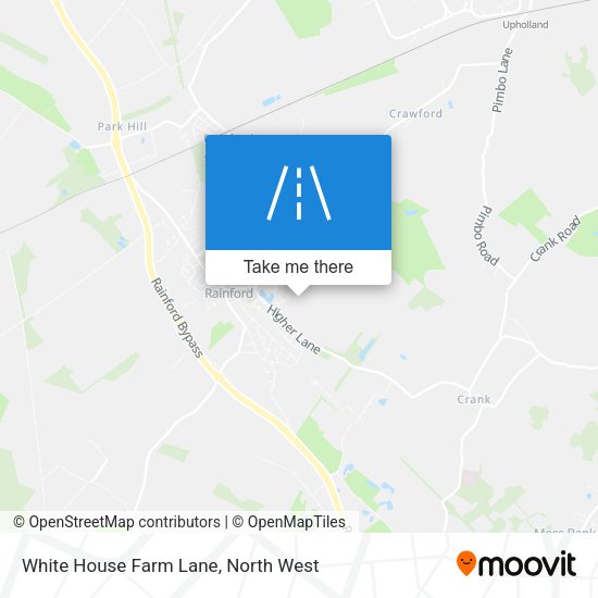 White House Farm Lane map