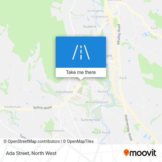 Ada Street map