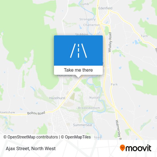 Ajax Street map