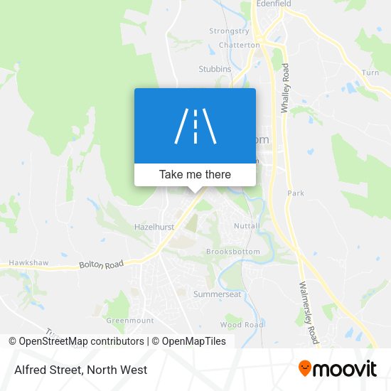 Alfred Street map