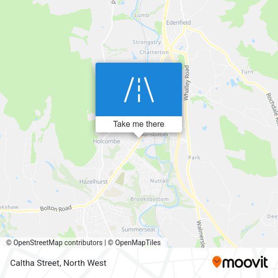Caltha Street map