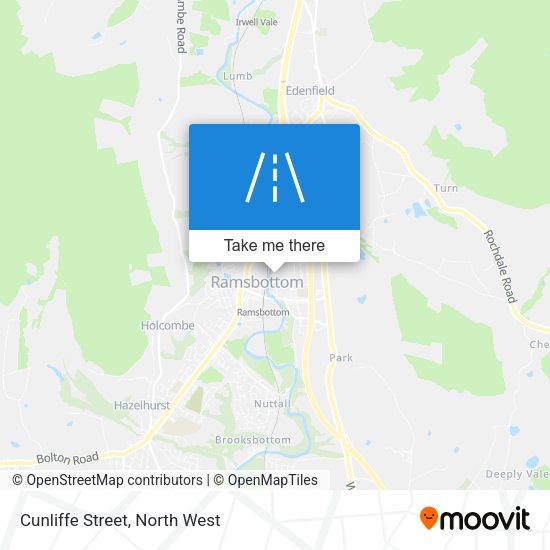 Cunliffe Street map